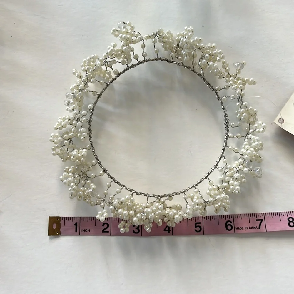 Pottery Barn Set of 3 Pearl Candle Rings - Picture 4 of 4